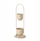 Vazo dekorative Boltze Home Camilo, 27cm, metal, kafe