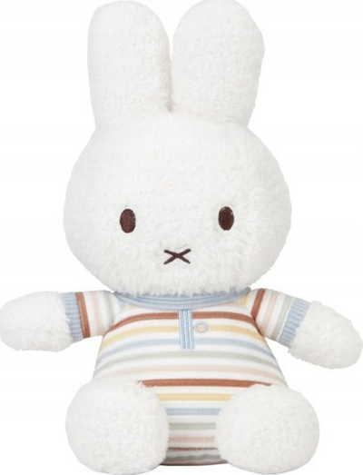 Lepurush pelushi Little Dutch Miffy Vintage Stripes, 60 cm, shumëngjyrësh