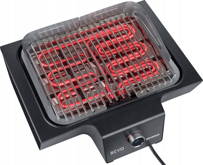 Grill tavoline Severin PG 8106 Sevo GT, 3000W, ekran OLED, gri