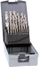 Set stërvitjesh metali Alpen 0000110325100, 25 copë, HSS, në kuti plastike gri