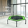 Trampolinë fitness VirtuFit Pro, diametër 127 cm, me dorezë që rregullohet, e zezë me jeshile
