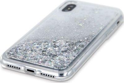 Mbrojtëse telefoni Blazers Glitter, e butë, me shkëlqim, argjend