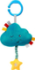 Varëse muzikore për bebe BabyOno Lullaby Cloud, me C-ring, lodër pelushi, shumëngjyrëshe