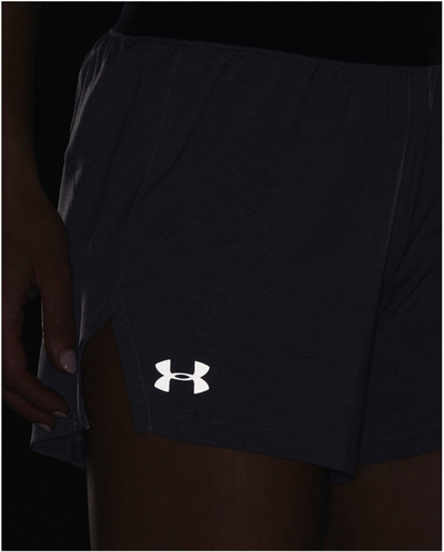 Shorce vrapimi Under Armour Launch Go Long për femra, i zi