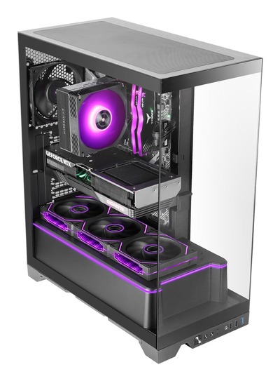 Kullë PC Mars Gaming MCPRISMA, Mid Tower, ARGB, e zezë