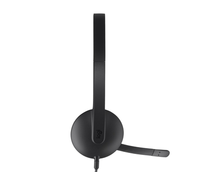 Kufje me mikrofon Logitech H340, USB, stereo, të zeza