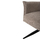 Karrige ngrënieje Zorin me tapiceri 64x66x94,5Hcm (HM9846.07), bezhë/ zezë