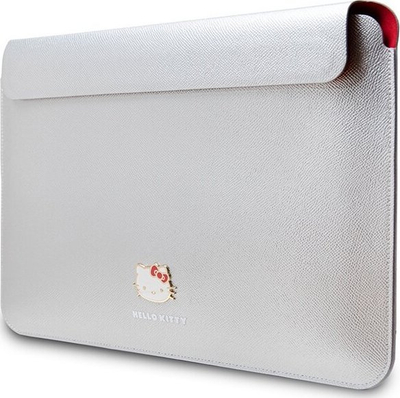 Futrollë laptopi Hello Kitty HKCS14PGHDLMS, 14", PU, argjendtë