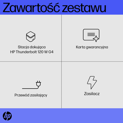 Stacion lidhës HP Thunderbolt G4, 4K, 100W, Thunderbolt 4, i zi