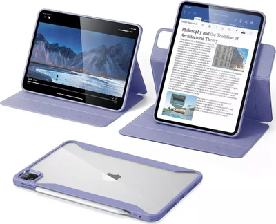 Këllëf tablet ESR Rebound Hybrid Case 360 për iPad Pro 11 2024, me mbajtës Apple Pencil, lejla