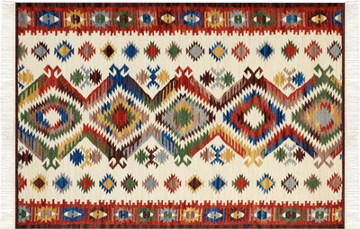 Tapet leshi AREVIK Wool Kilim, 160 x 230 cm, shumëngjyrësh