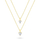 Qafore për femra Brilio Silver Heart NCL160Y, e artë