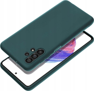 Mbrojtëse telefoni Matt Case Samsung Galaxy A04s, gome TPU e butë, rri fiks, jeshile e errët