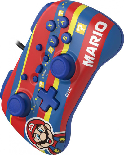 Контролер Hori Horipad Mini Mario, жичен, шарен