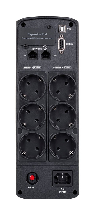 UPS CyberPower CP1600EPFCLCD, 1600VA, valë sinusoidale, i zi