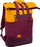 Çantë shpine për laptop Rivacase Dijon 5321, 15.6", roll top, e kuqe burgundy me të verdhë