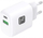 Karikues USB Techly 18W USB A, 20W USB C GaN, i bardhë