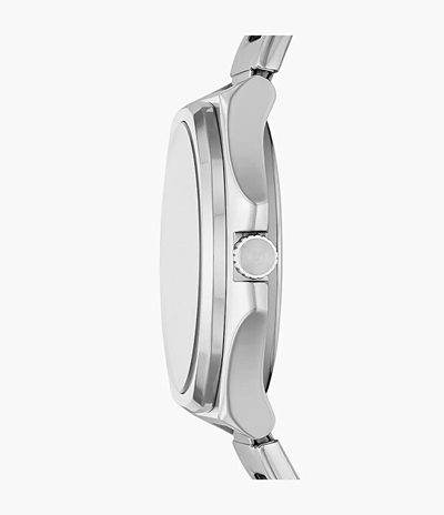 Orë për meshkuj Fossil Evanston Multifunction BQ2610, e argjendtë