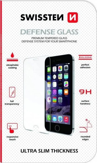 Xham mbrojtës Swissten Defense Glass Pro për iPhone 11 Pro Max, 9H, transparent