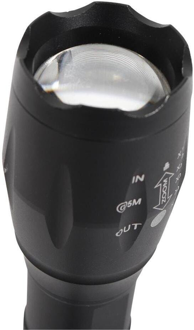 Dritë dore Tyzon, LED CREE T6, 300 lumen, e zezë