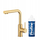 Rubinet kuzhine KFA Duero Pure Basic me filtër uji Profine Blue S, bronz i çelët