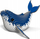 Puzzle 3D Eugy Humpback Whale, 28 pjesë, karton i ricikluar, shumëngjyrësh