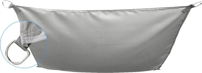 Çadër dielli kopshti Saska Garden, drejtkëndëshe 4x3 m, poliester, gri
