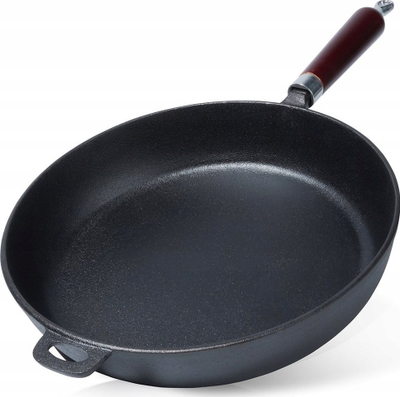 Tigan gize Vilde Cast Line, 30 cm, dorezë druri, i zi