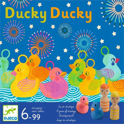 Lojë tavoline Djeco Ducky Ducky, strategji për gjithë familjen, 2‑4 veta, shumëngjyrëshe