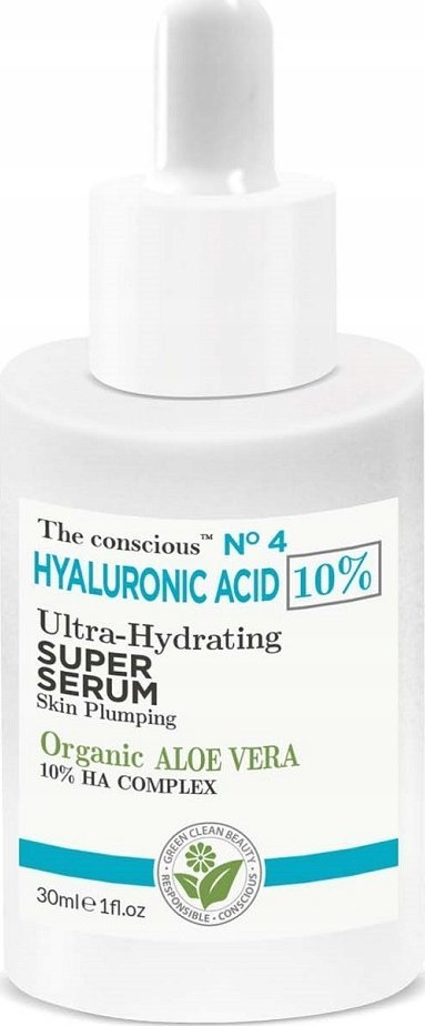 Serum për fytyrën The Conscious No4 me acid hialuronik edhe aloe vera, hidratues, 30 ml