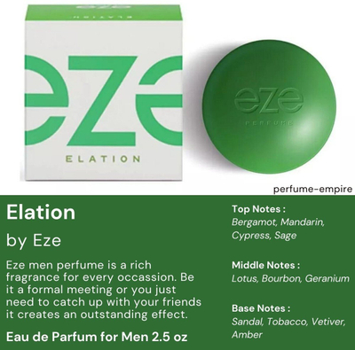 Парфем Eze Elation EDP за мажи, 75 ml, свеж мирис