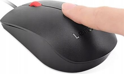 Maus Lenovo Fingerprint Biometric Gen 2, USB, me sensor gjurmë gishti, i zi