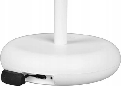 Lampë tavoline Reality Leuchten Elliot, LED, me bateri, IP44, e bardhë