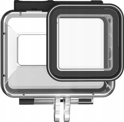 Strehë nënujore Telesin 40m për GoPro Hero 8 Black, plastike, transparente