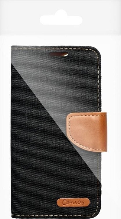 Këllëf libri CANVAS Book për iPhone 14 Plus, 6.7", me qëndrim, i zi