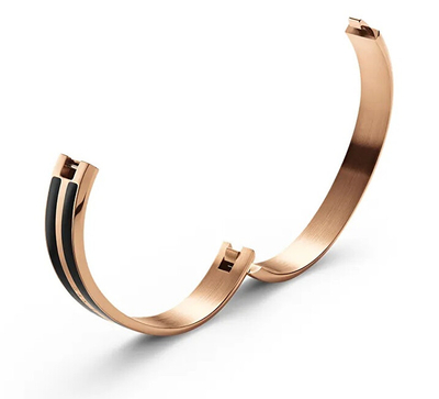 Byzylyk për femra Daniel Wellington Emalie Infinite DW0040025, i zi/ari rozë