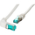 Kabllo rrjeti RJ45 MK6001W, Cat.6A S/FTP, 0.5m, LSZH, gri