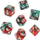 Set zare RPG Rebel Two Color, 7 copë, kuqe jeshile