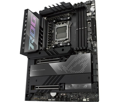 Pllakë amë Asus Rog Crosshair X670E Hero, AM5, DDR5, e zezë