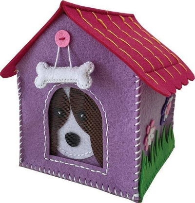 Set kreativ me qepje STNUX Little Box Puppy, filt, për kalamoj, lejla