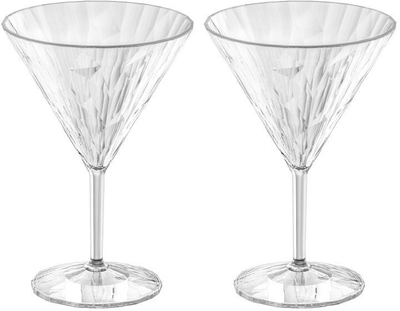 Set gota martini Koziol Club NO12, 250ml, 2 copë, transparente