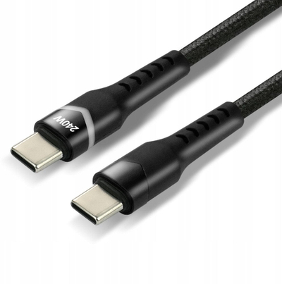 Kабел USB-C Usams EverActive CBB-1PDRS, 1 m, 240W PD, со RGB осветлување