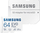 Kartë memorie Samsung EVO Plus, 64GB, MicroSDXC, klasë 10, e bardhë