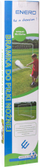 Portë futbolli Enero, me rrjetë, 1.82x1.22x0.61m, e bardhë
