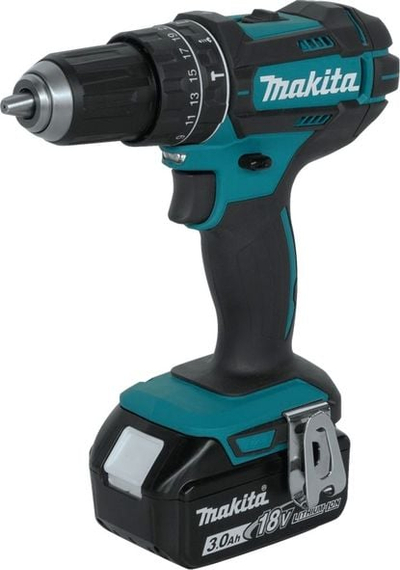 Бушилка/одвртувач Makita DHP482RFJ, 18V, 2x батерии 3Ah, сина