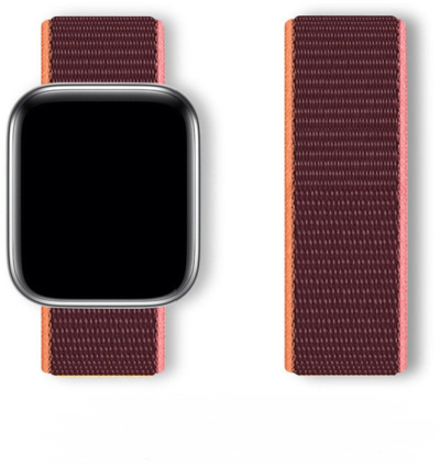 Rrip ore Hurtel Sport Loop për Apple Watch 38 40 41mm, najlon, i kuq