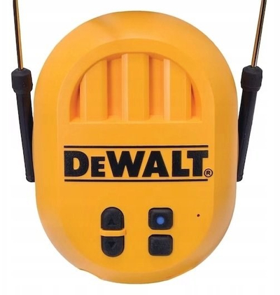 Kufje mbrojtëse DeWalt DPG17 BX, me Bluetooth, të zeza të verdha