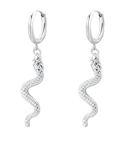 Vathë unikalë Snake Chakra Hoop Earrings BHKE192 Brosway