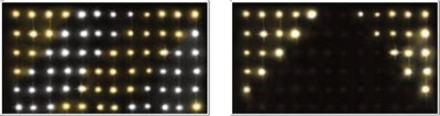 Perde drite LED Lumineo, 3 metra, 120 LED, e bardhë e ngrohtë
