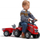 Traktor lodër Massey Ferguson FA241C, me rimorkio dhe vegla, i kuq